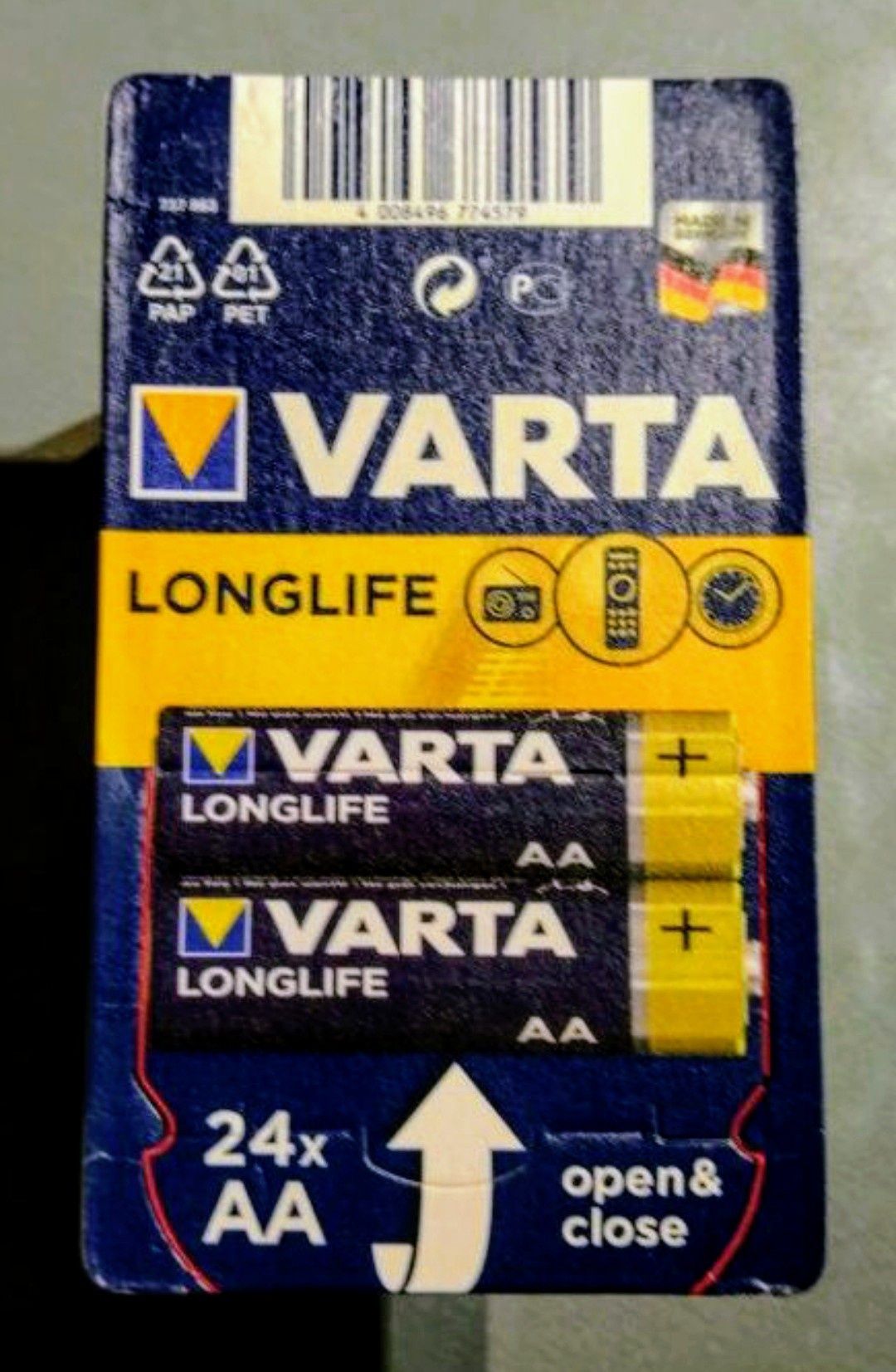 Baterie alkaliczne Varta AA (R6) 24 szt.