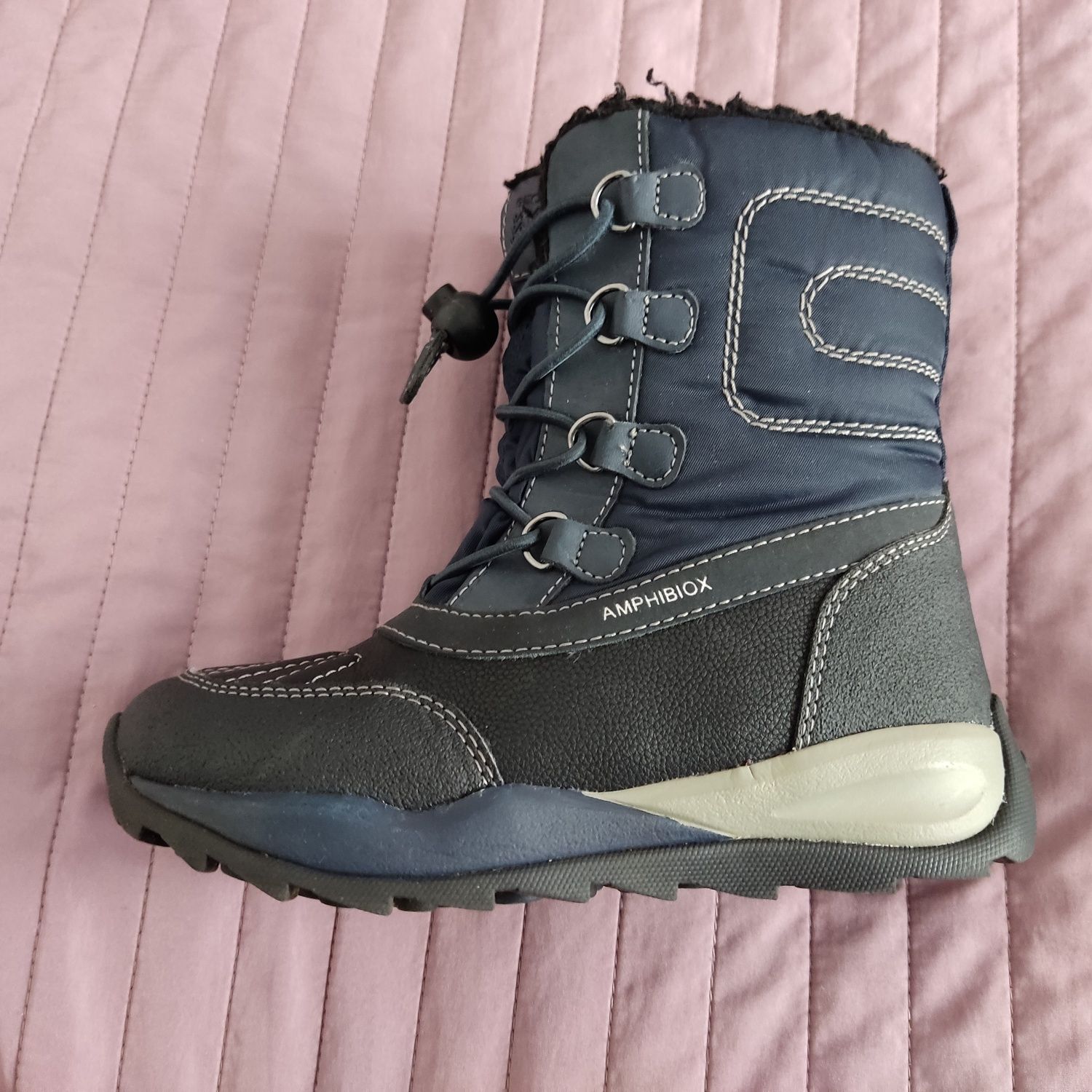 Śniegowce Geox Orizon Amphibiox Navy r.30