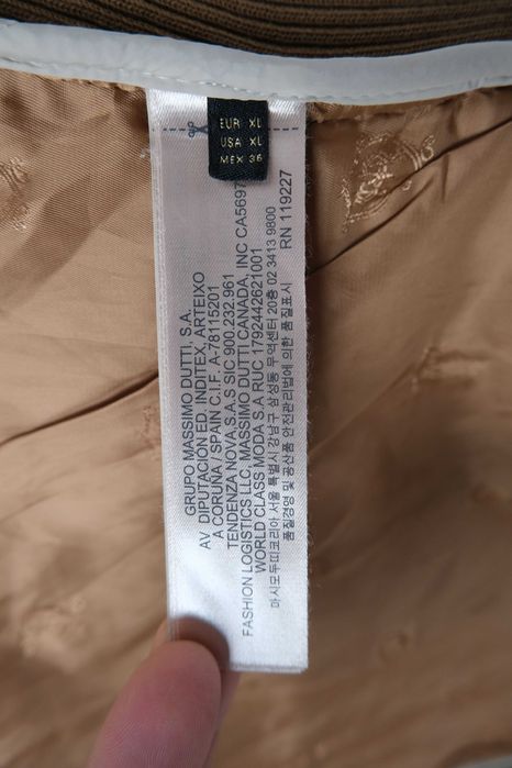 Massimo Dutti pikowana damska kurtka r  XL