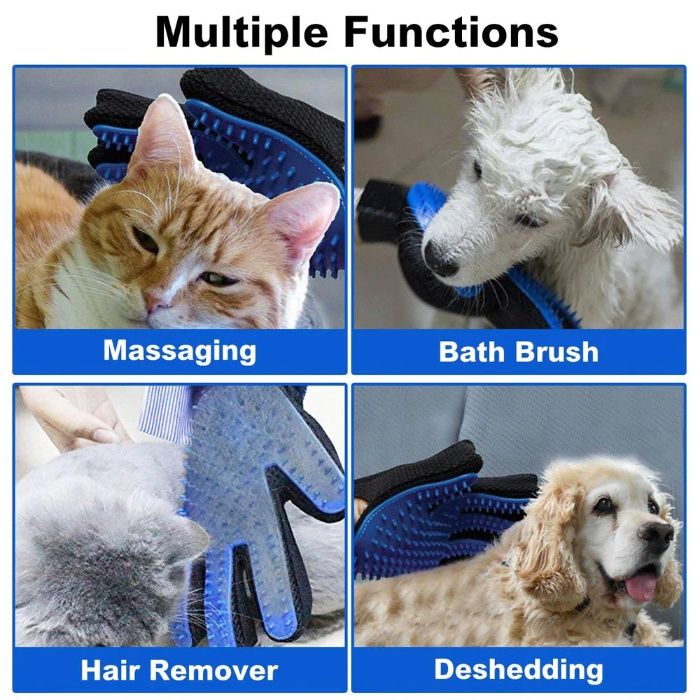 Luva para animais de estimação | Escova para animais | Luva Pet p/pêlo