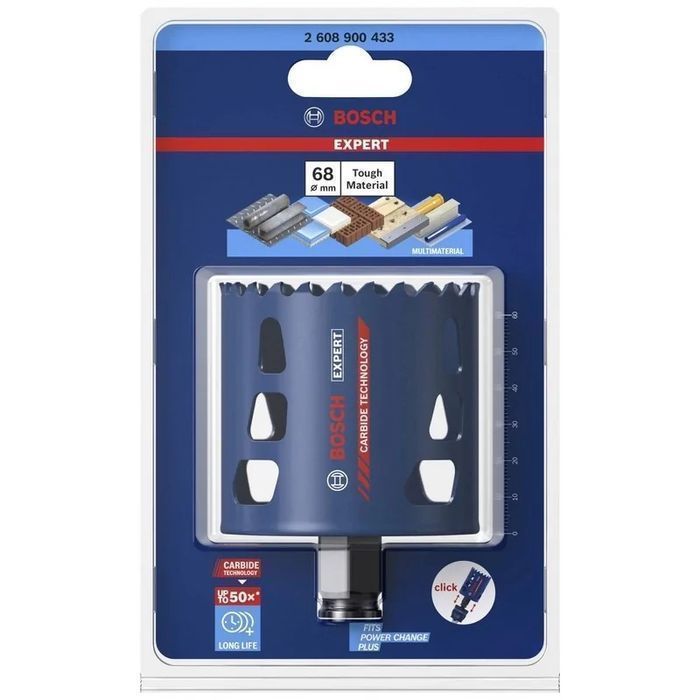 Piła Otwornica Z Węglików Expert Tough Material 68Mm