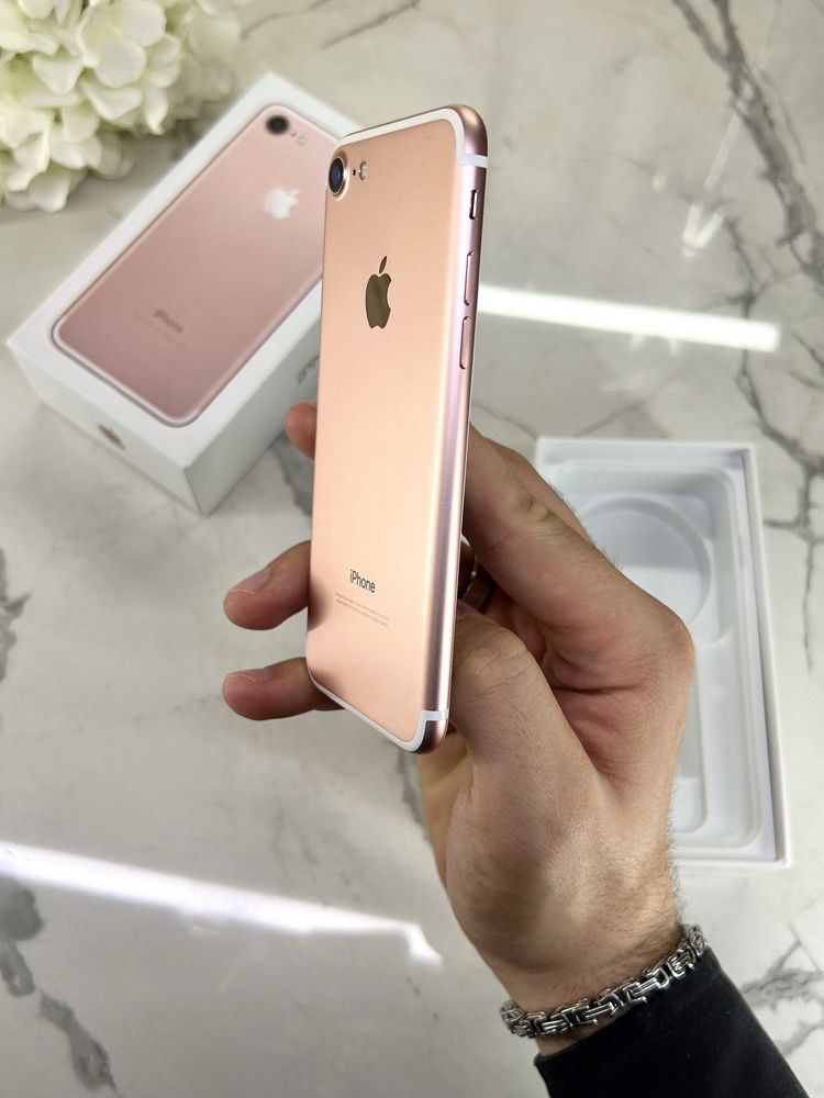 Стан Нового! iPhone 7 Rose Gold (Магазин Гарантія) Neverlock 86%АКБ