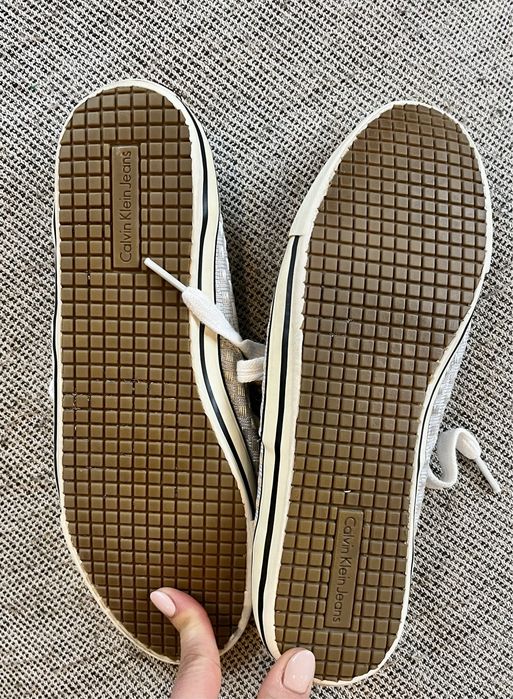 Trampki 39 srebrne ck calvin klein