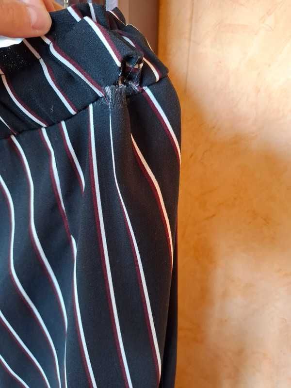 Lekkie zwiewne spodnie na gumkę H&M 42 3 kolory w paski