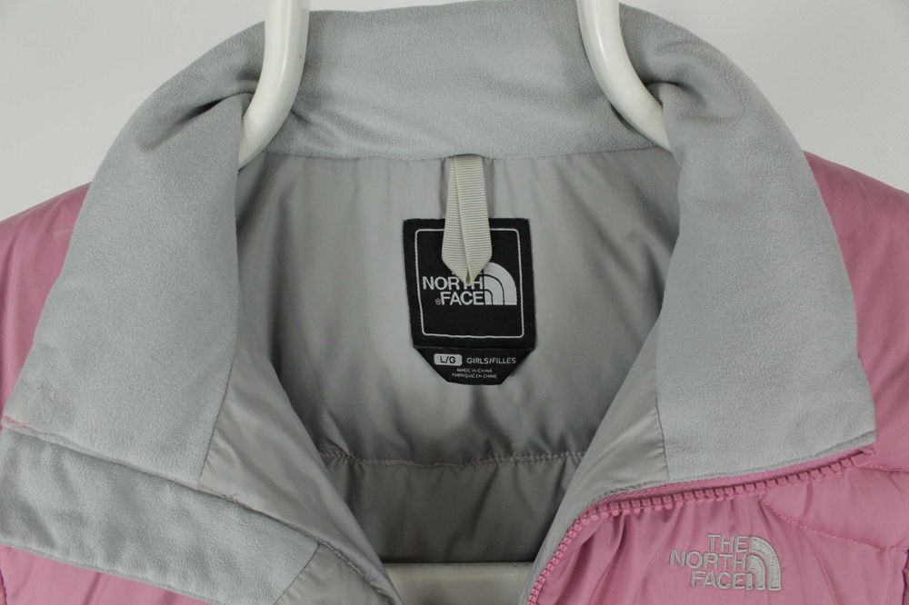 Брендова зимова куртка пуховик The North Face 550 Pink Puffer Jacket