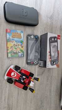 Nintendo Switch Lite 32GB Szary + Mariokart live + gra