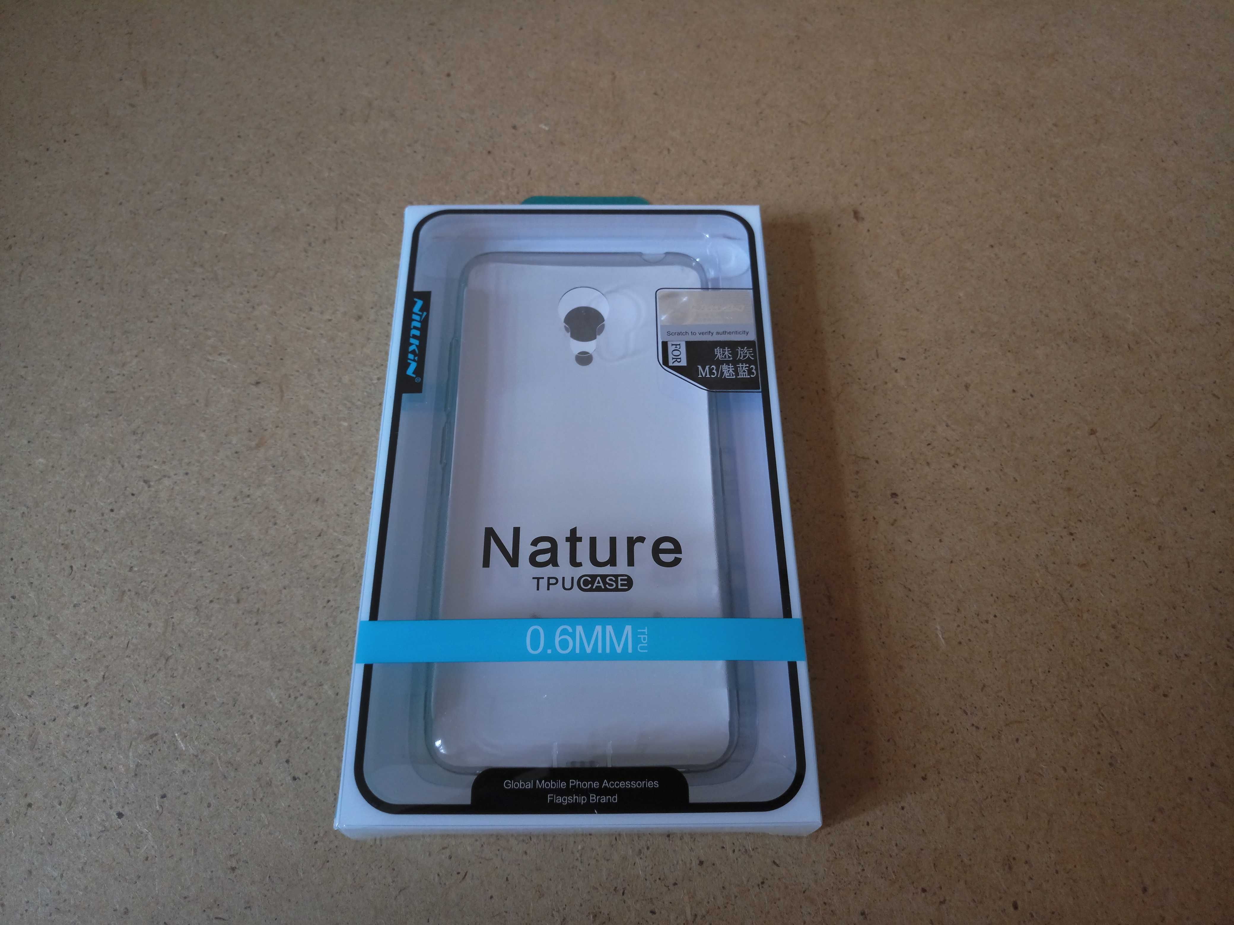 Nillkin Nature оригинальный новый TPU чехол для Meizu M3