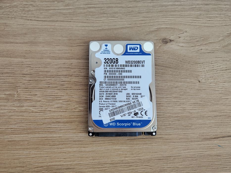 Dysk twardy 320 GB