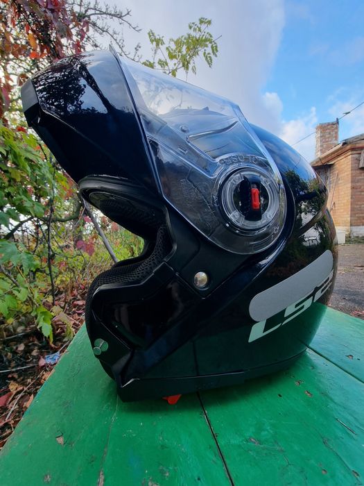 LS2 ff370 шолом модуляр L чорний