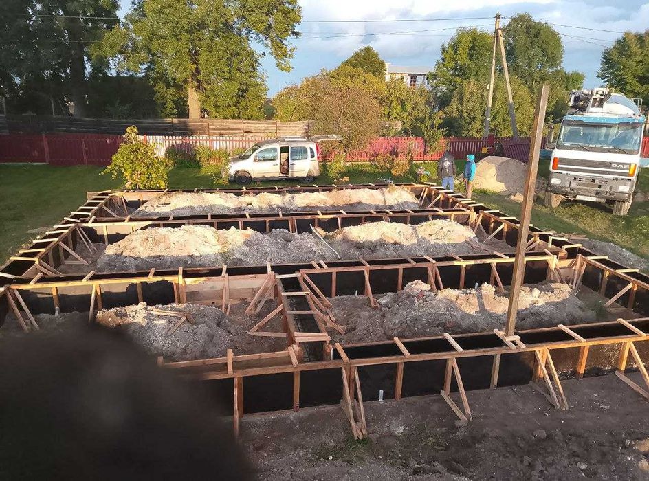 фундаменти/бетонні роботи