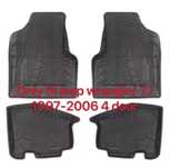 Gumowe dywaniki samochodowe Jeep Wrangler TJ 97-06, 4 drzwi