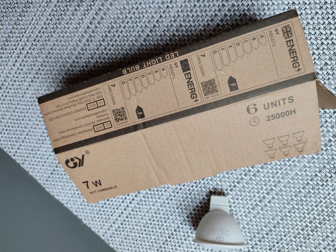 Żarówki LED Light bulb 6 sztuk 7W