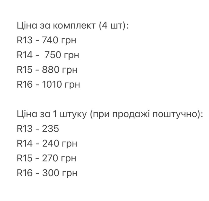 Колпаки на колеса VR Carbon Black черние ковпаки чорні