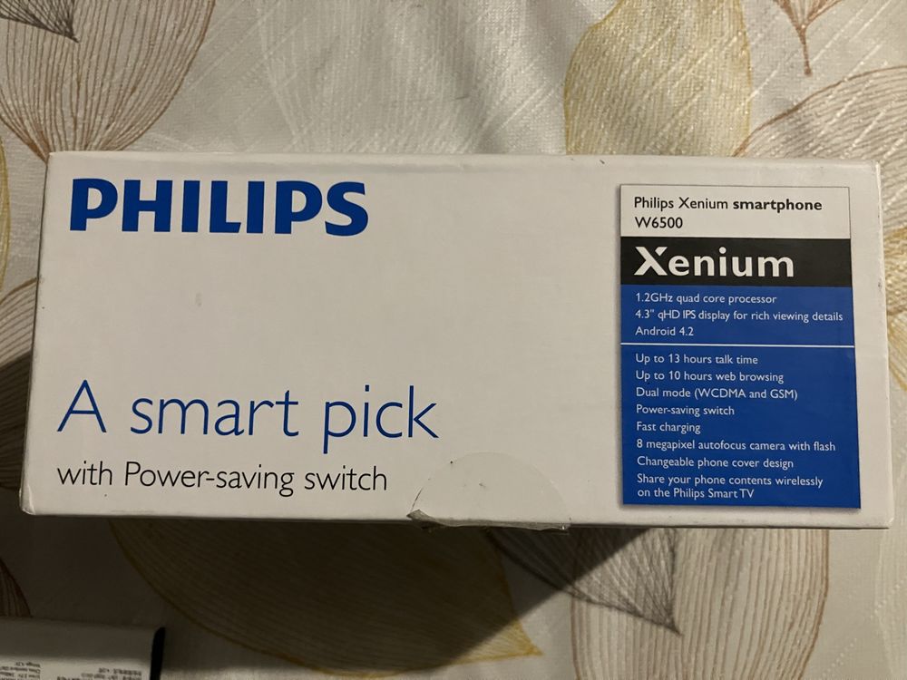 Philips Xenium W6500 smartfon, telefon