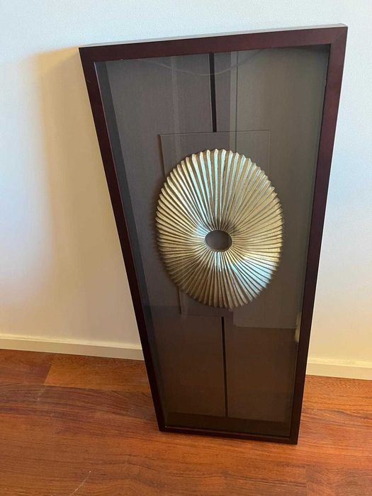 Peça decorativa em moldura