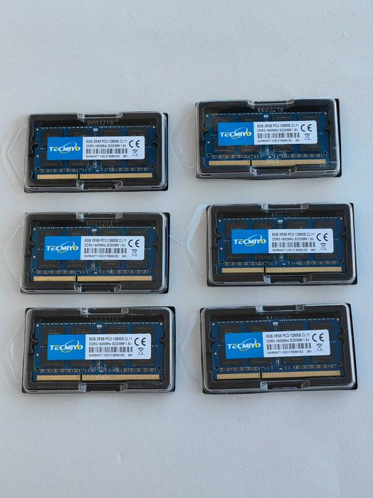 Оперативная память Tecmiyo DDR3 8GB 1600MHz PC3-12800S 1.5V