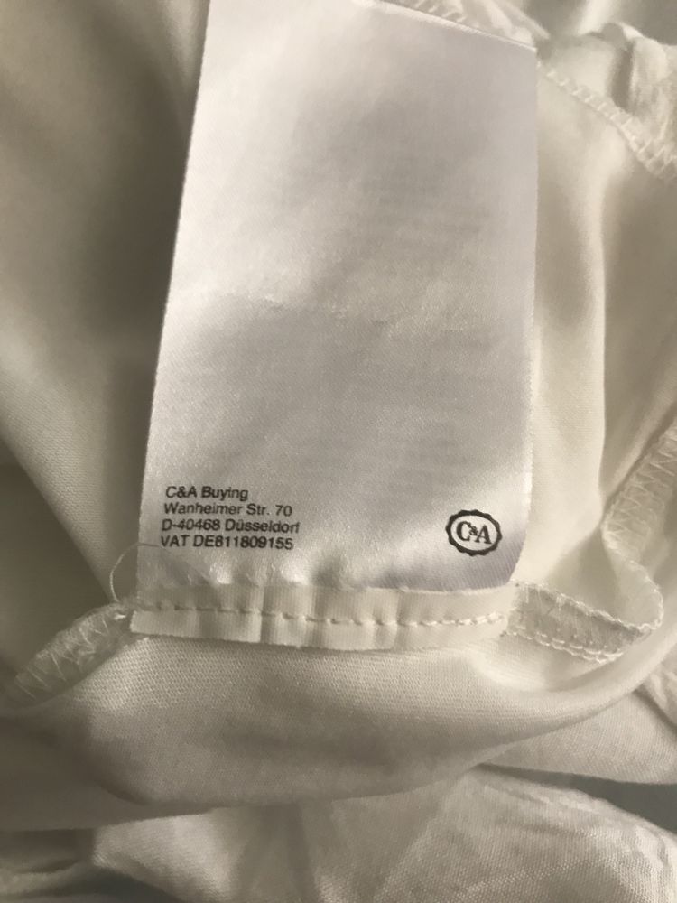 Vestido branco C&A