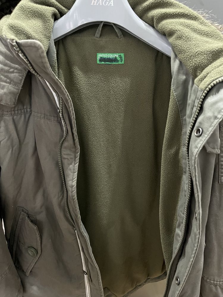 Kurtka/parka ocieplana United Colors of Benetton rozm 140