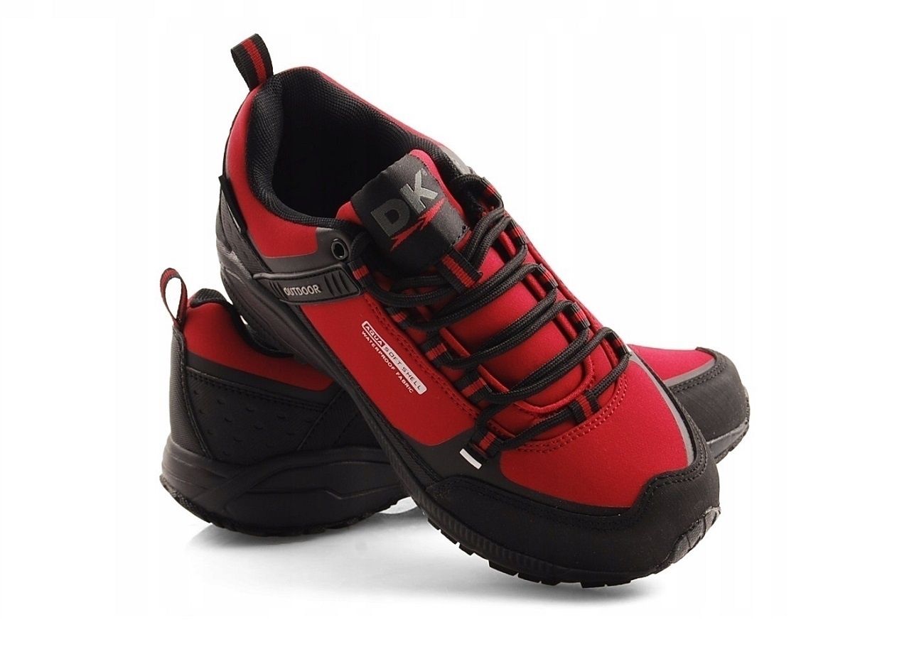 buty sportowe trekkingowe czerwone 41-46