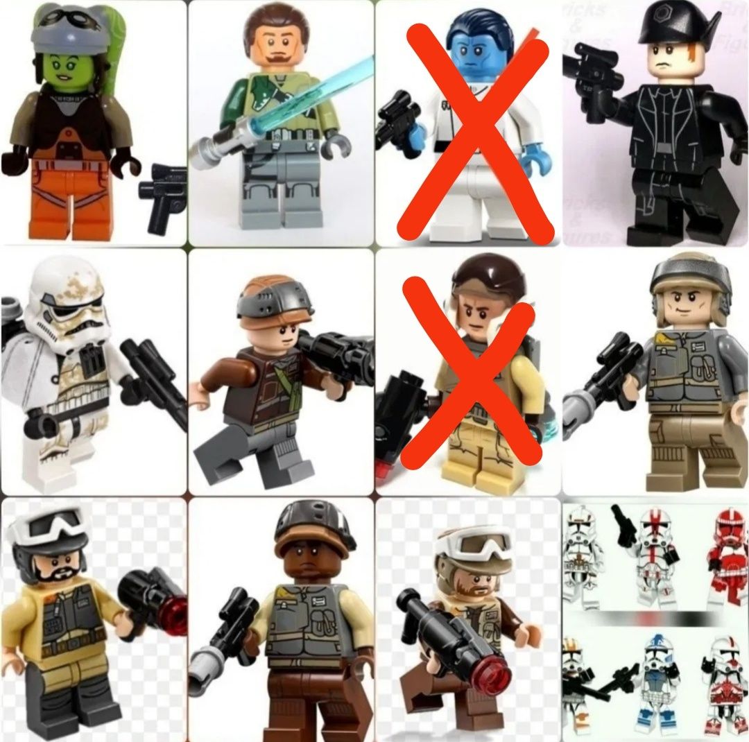 Minifiguras Star Wars compatível c/ Lego (Novos)