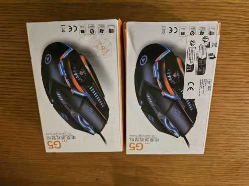 Бесшумная проводная компьютерная мышка