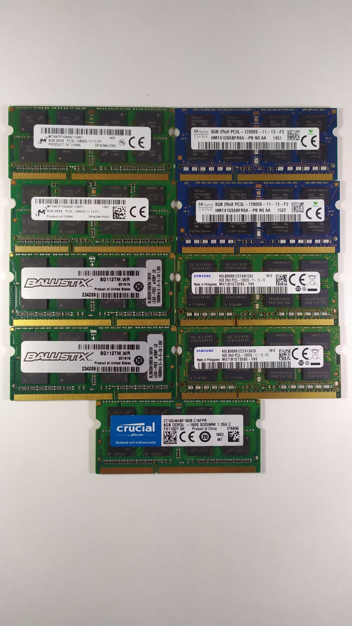 Оперативна пам'ять для ноутбуків DDR3, DDR4