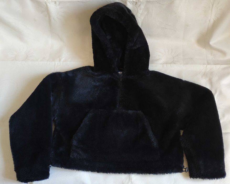 Бомбер Тедді Pull and Bear укорочена шубка анорак