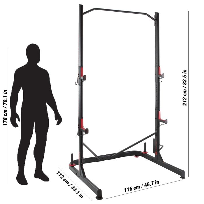 Rack de Musculação para Agachamentos e Trações