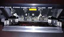 Magnetofon deck YAMAHA KX-530 czarny, głowica amorficzna, sprawny 100%