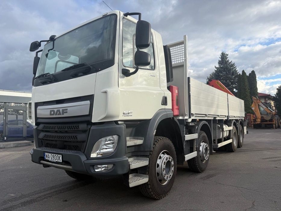 DAF CF  DAF CF + HDS Palfinger 24001-K na radiu, nowe opony, podłoga,burty