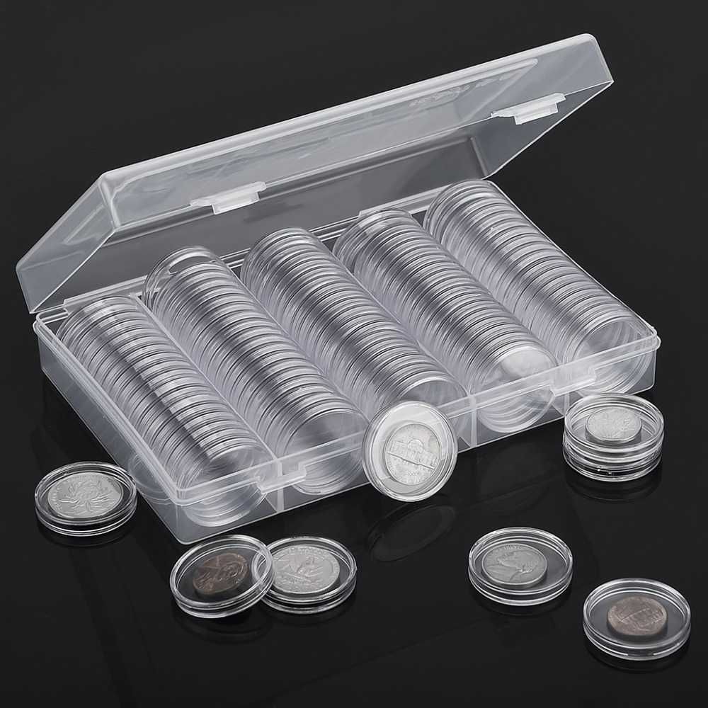 7€- 100 cápsulas moedas 27mm (vários tamanhos disponíveis)