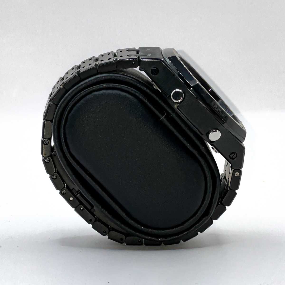 Spersonalizowany Casioak Czarny Stalowy Casio G-SHOCK Czerwona Tarcza