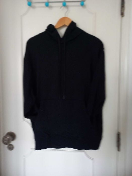 Sweat Shirt com Capucho Hoodie Sweater Oysho Preto