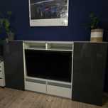 Meble Ikea ( kredens + wiszący regał)