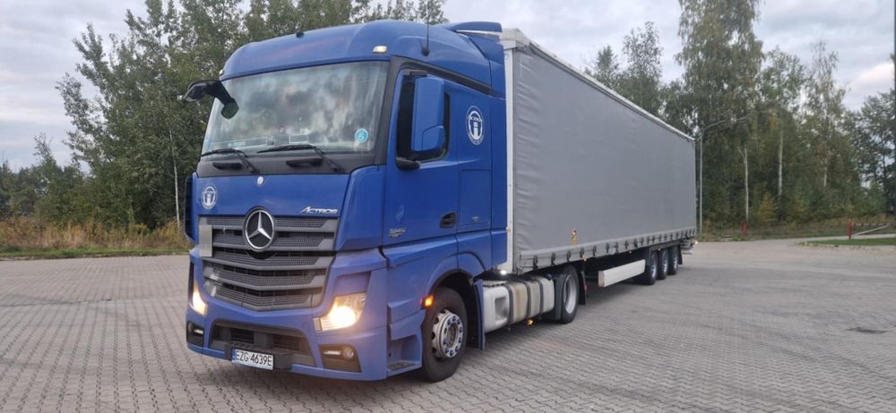 Mercedes Actros 450 Mega zestaw naczepa