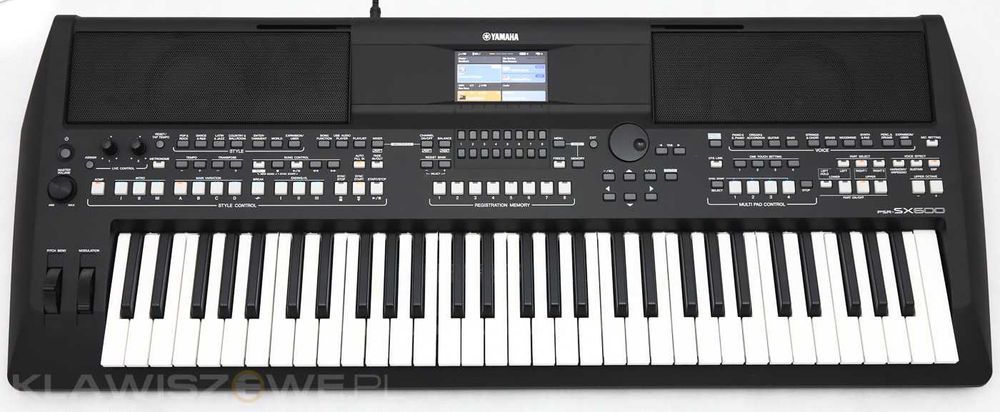 YAMAHA PSR-SX600 + 5 packów i style / NOWY / zostaw stary