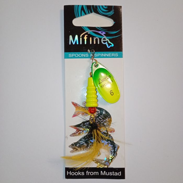 Blacha błystka wirówka Mifine oryginalny model spinning łowna