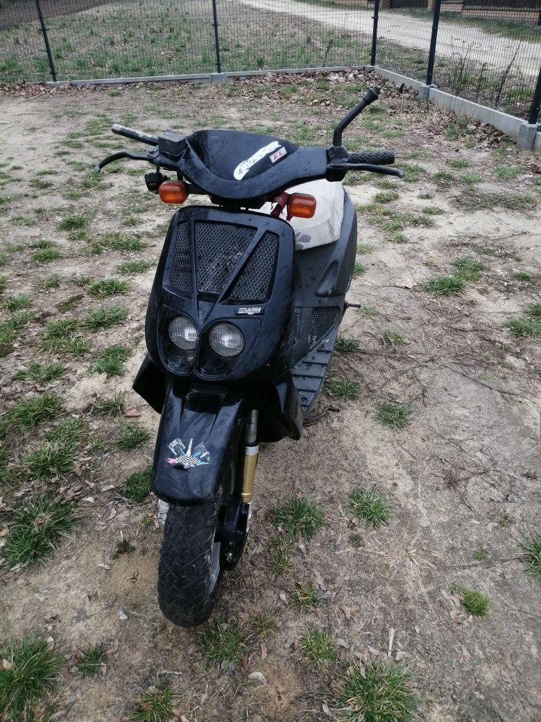 Malaguti Crosser silnik, plastiki, instalacja, lampy, siedzenie