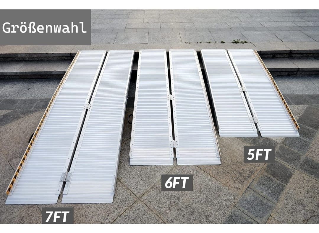 Składana rampa dla wózków inwalidzkich 214cm