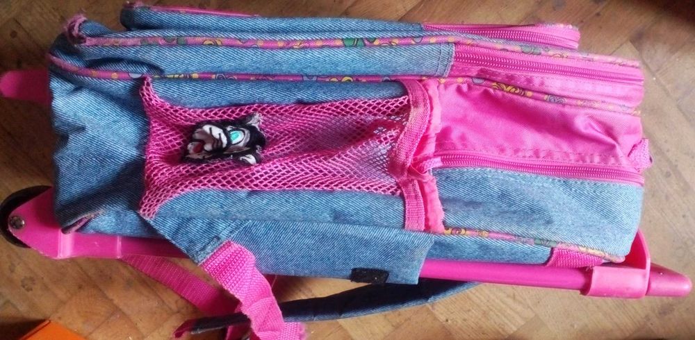 2 штуки в школу рюкзак сумка на колесах для девочек winx цена за все