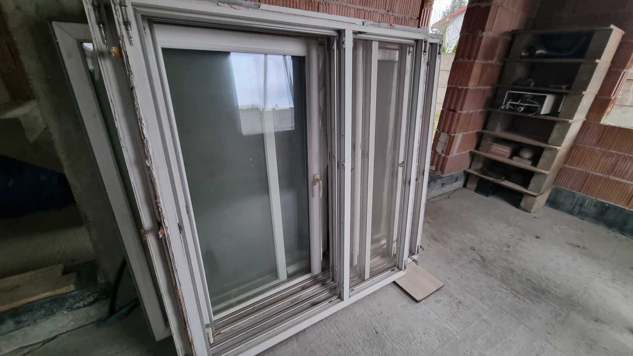 Okna PCV, białe 60/90, 150x160
