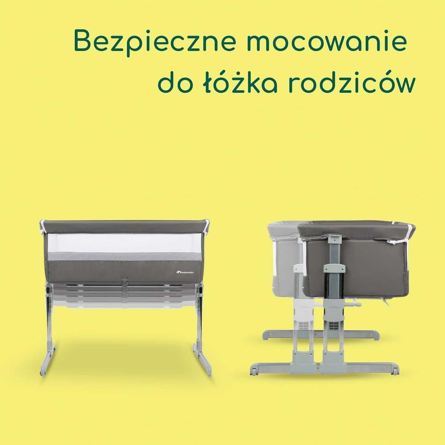 Bebeconfort Calidoo Łóżeczko 2w1 Dostawne Regulowana wysokość max 9kg