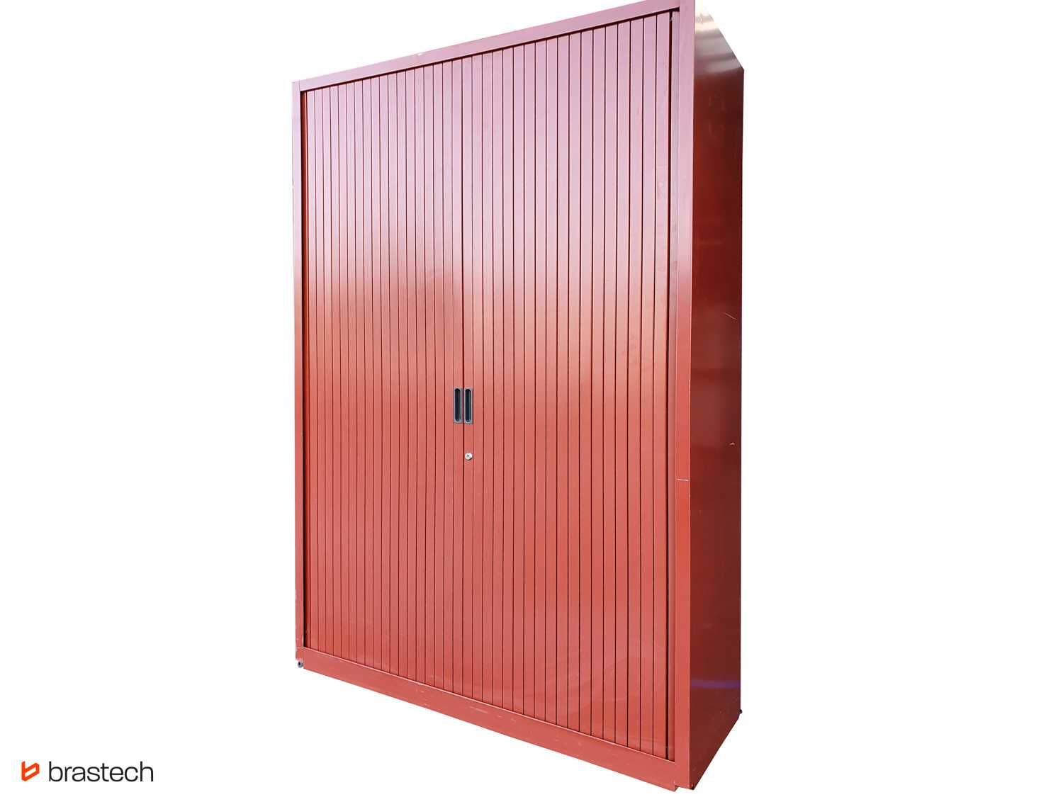Używane szafy roletowe metalowe regały z półkami 195x120x47 cm