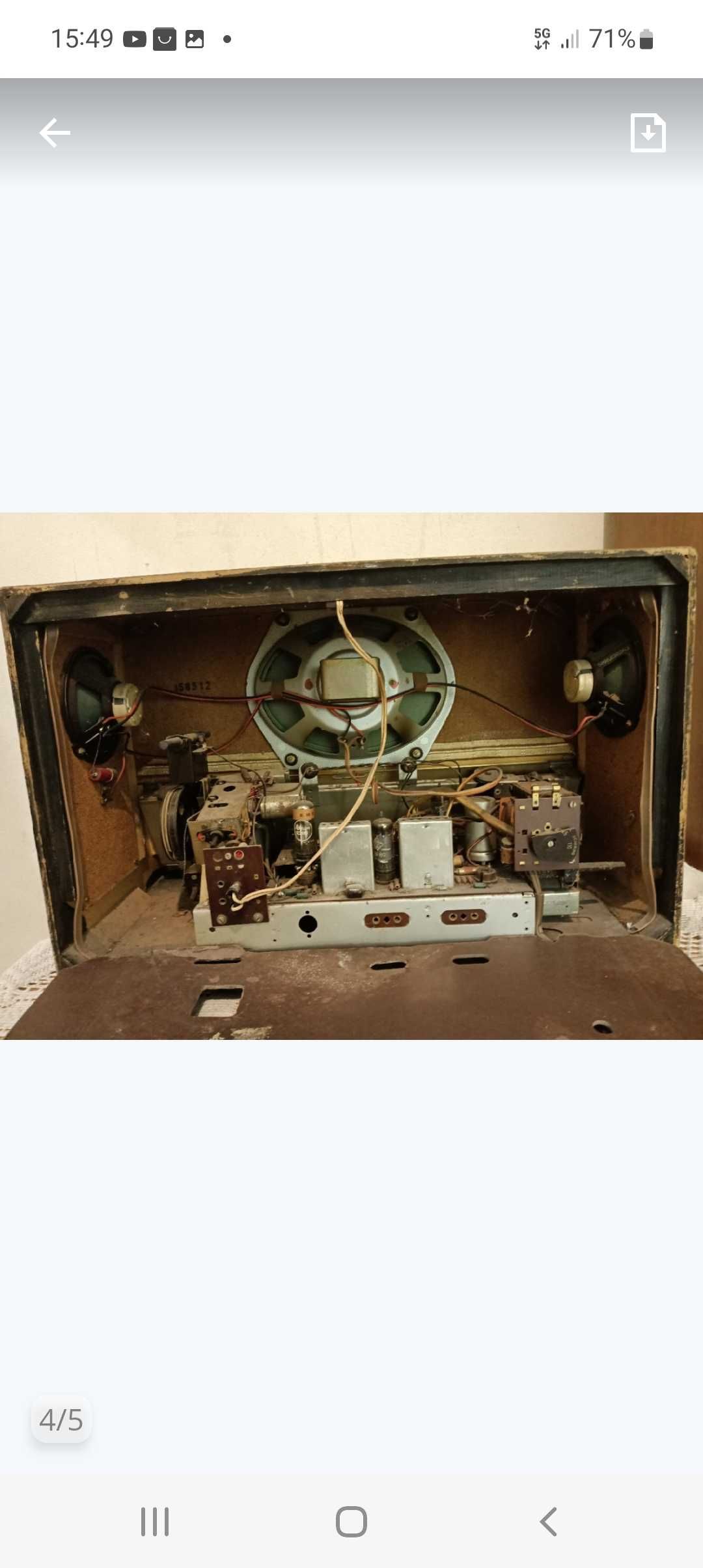 Stare radio lampowe Saba