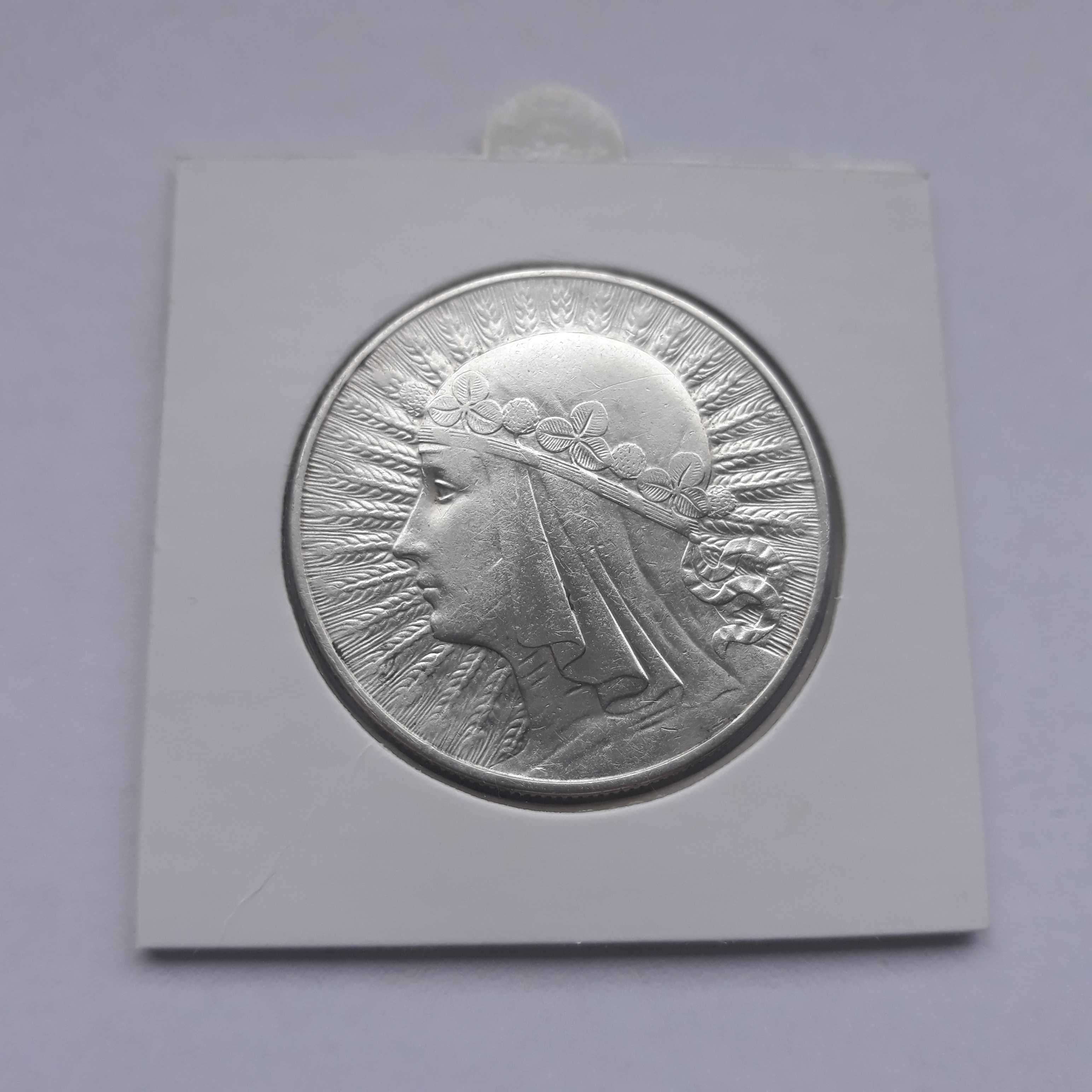 Moneta 10zł Głowa kobiety 1933 srebro monety z 2 RP (nr.21/8)