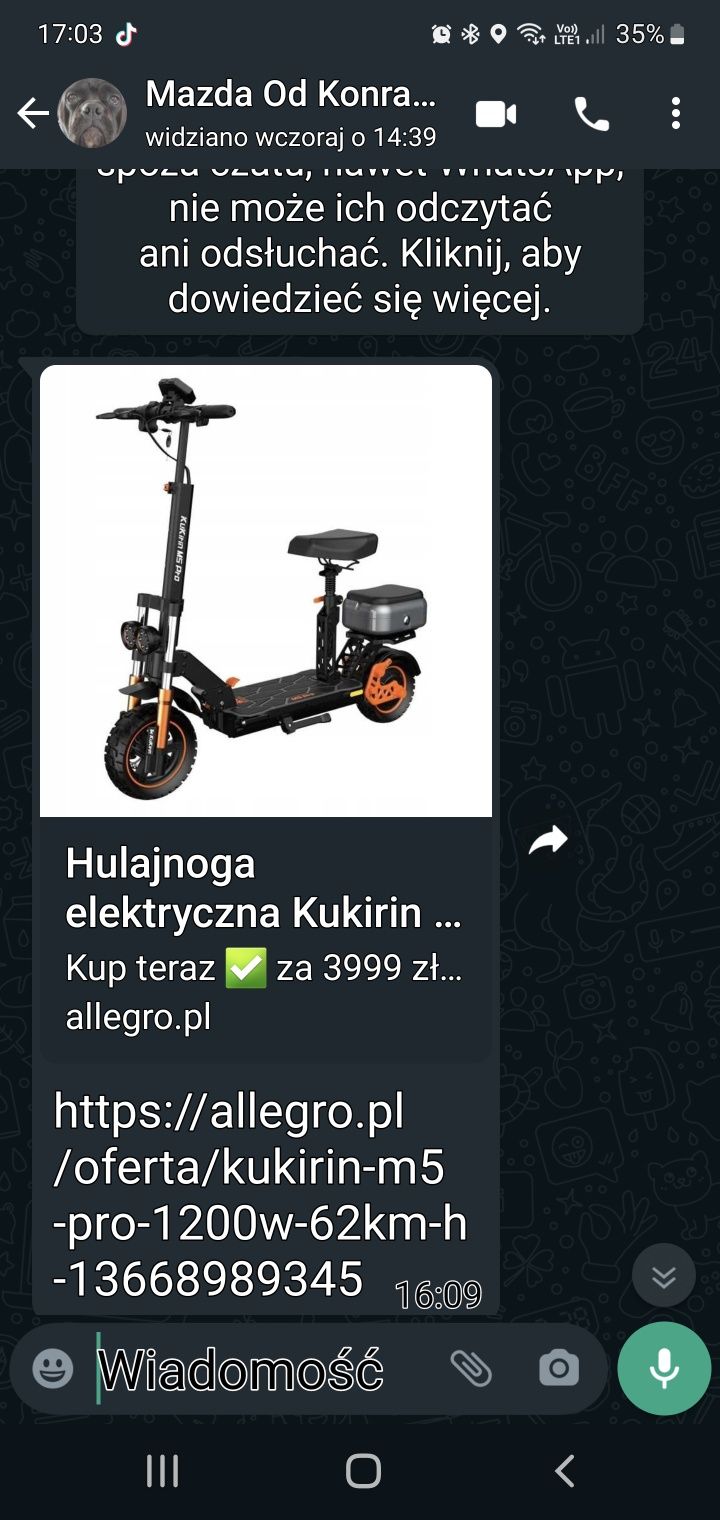 Hulajnoga elektryczna kukirin m5 pro 1200w