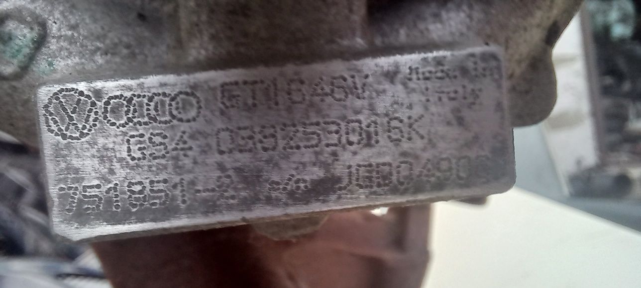 Турбіна 038253016k vw golf pasat scoda audi seat 1.9 tdi