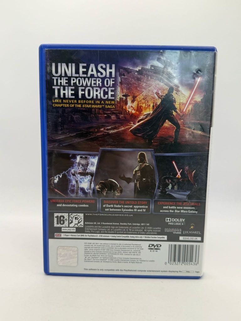 Star Wars The Force Unleashed 3xA Ps2 nr 6426