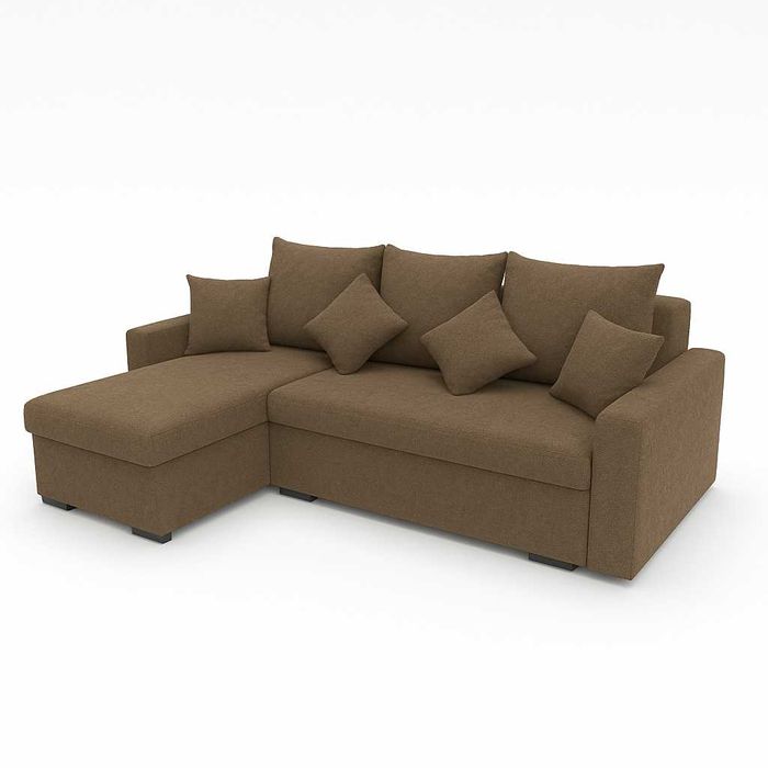 Narożnik Do SalonuJOY Kanapa Sofa Rozkładana 2 Pojemniki Na Pościel