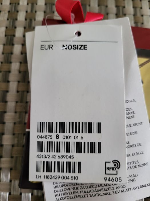 Biżuteria dla dziewczynki naszyjnik i pierścionek minnie h&m